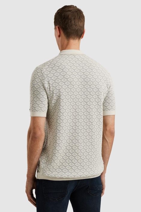 Cast Iron short sleeve polo cotton modal